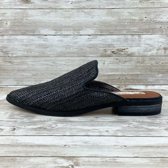 Band of Gypsies Skipper Woven Vegan Leather Pointed Loafer Mule- size 8.5 IMO - Picture 10 of 17